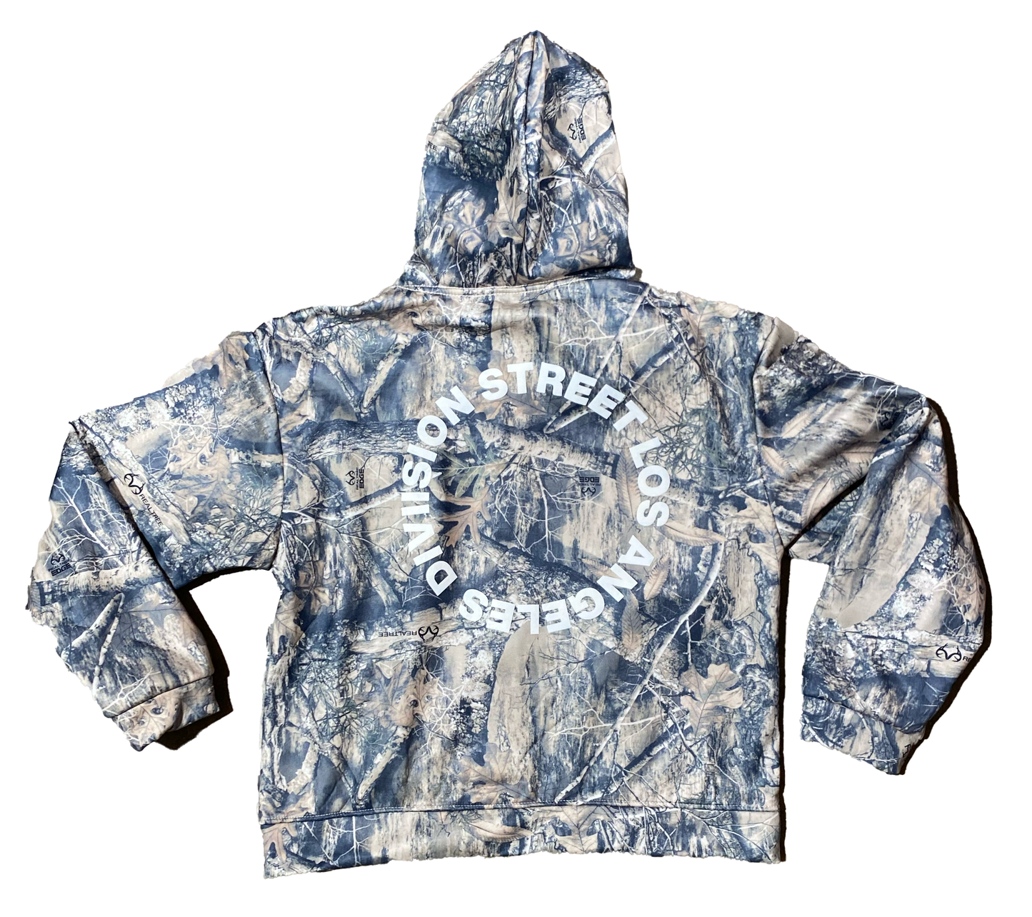 THE REALTREE CHALK OUTLINE ZIP-UP HOODIE