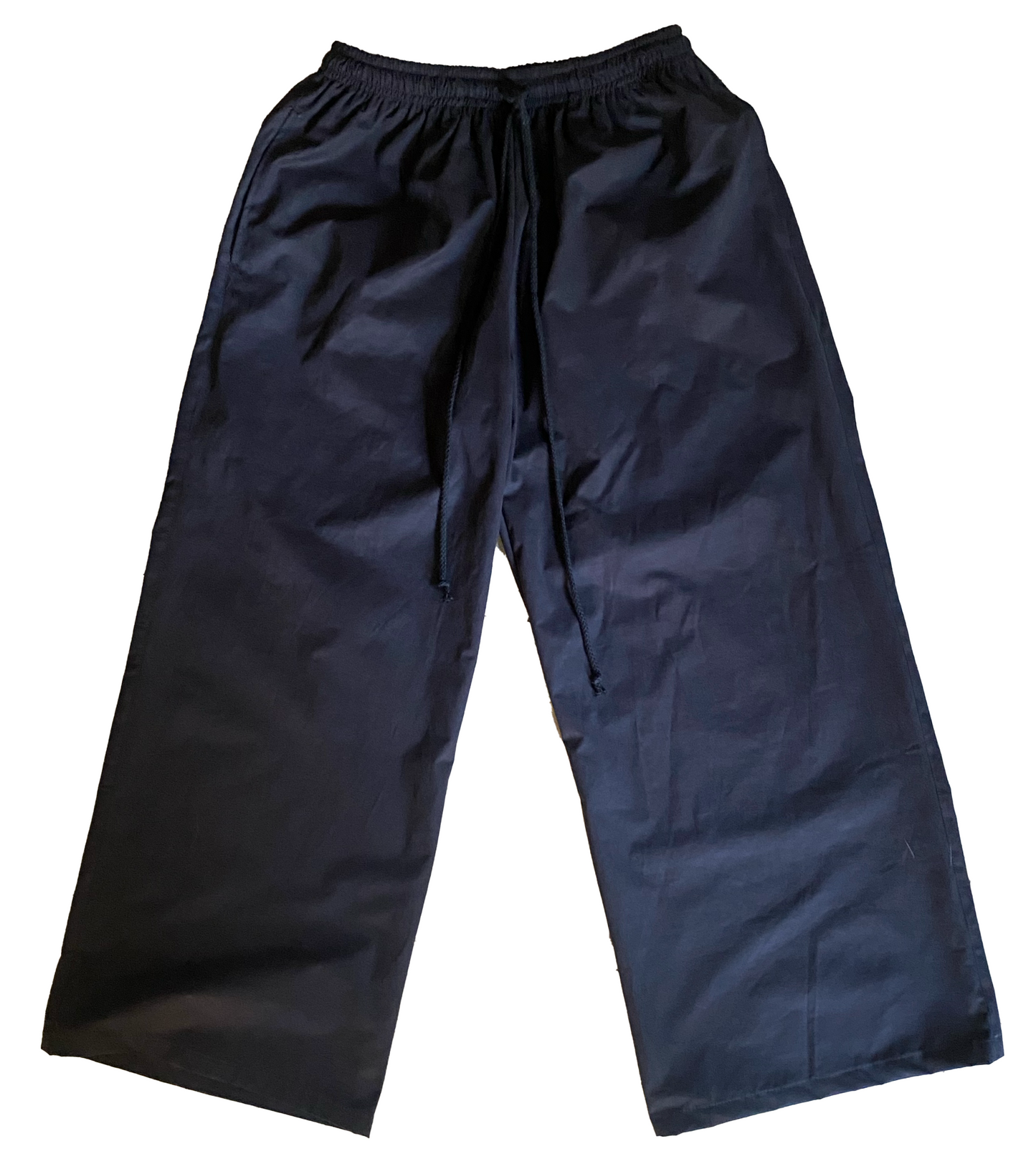 SUPER WIDE-LEG JAPANESE POPLIN PANTS