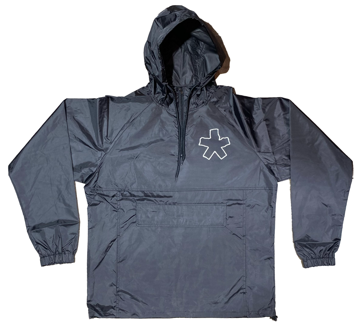 THE 'CHALK OUTLINE' ANORAK HALF-ZIP PULLOVER