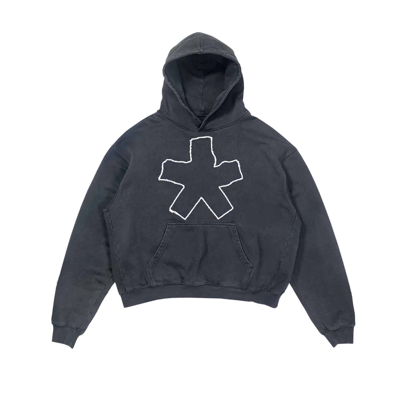 THE 'ASTERISK CHALK OUTLINE' HOODIE