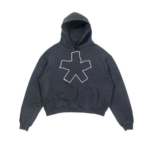 THE 'ASTERISK CHALK OUTLINE' HOODIE