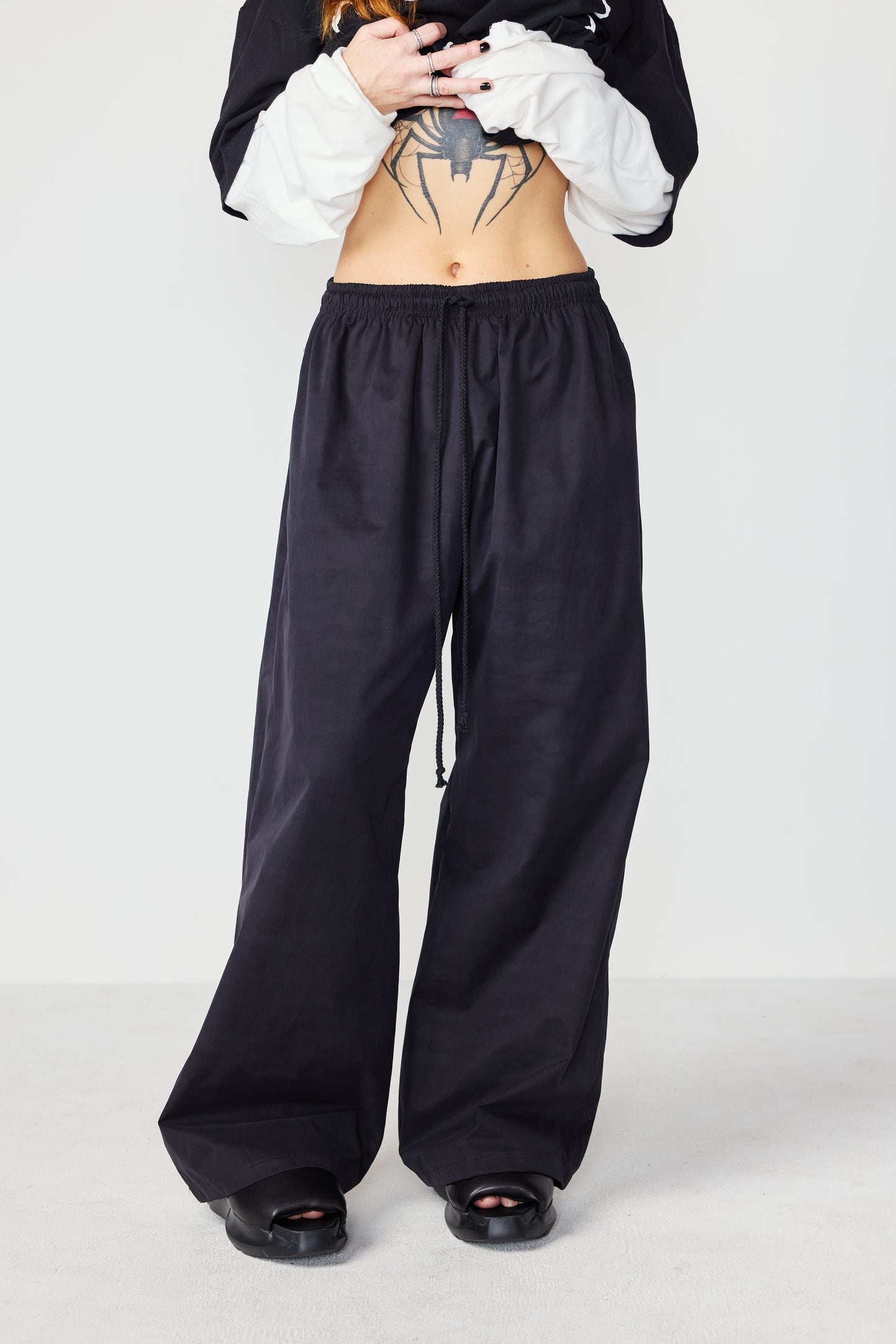 SUPER WIDE-LEG JAPANESE POPLIN PANTS