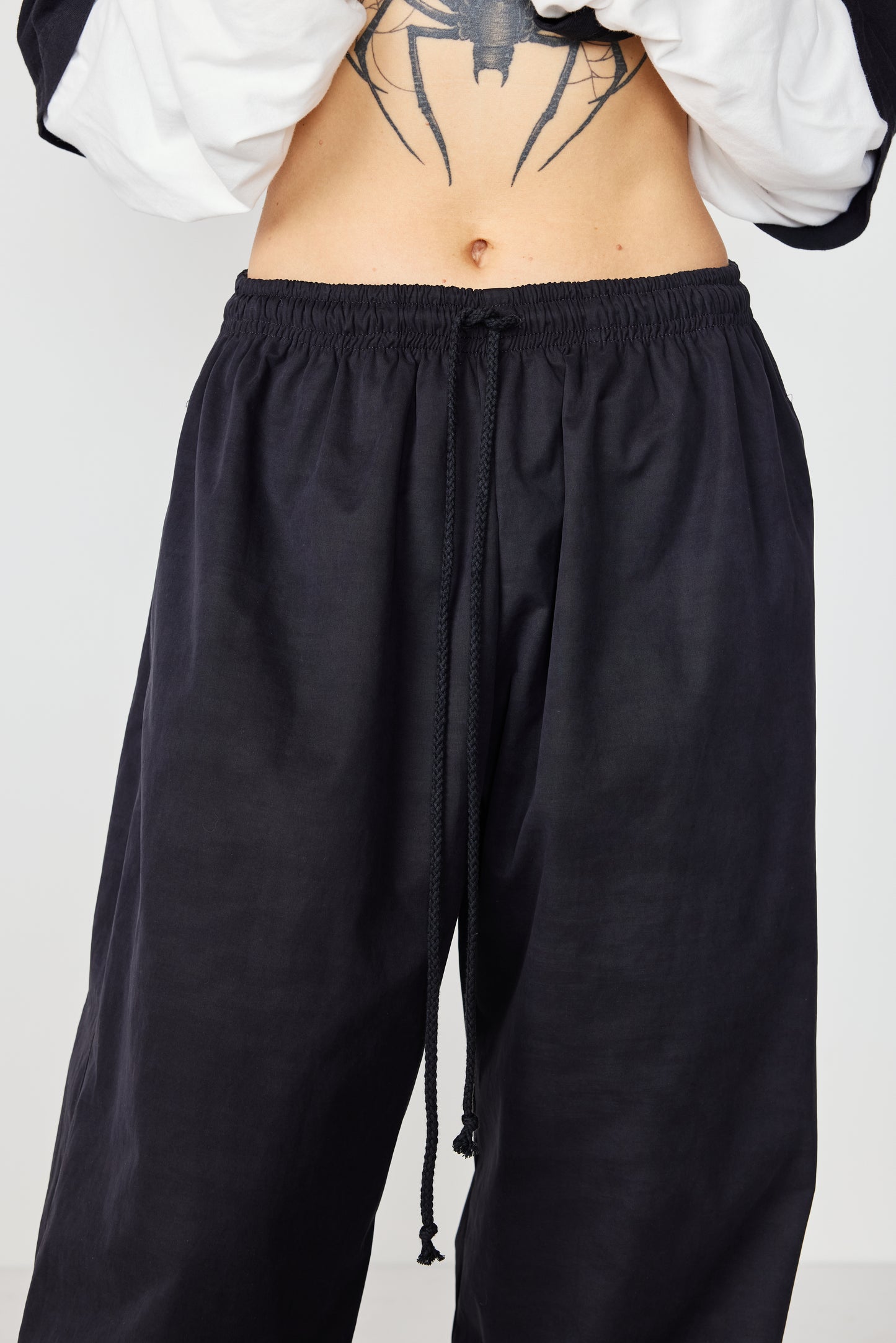 SUPER WIDE-LEG JAPANESE POPLIN PANTS