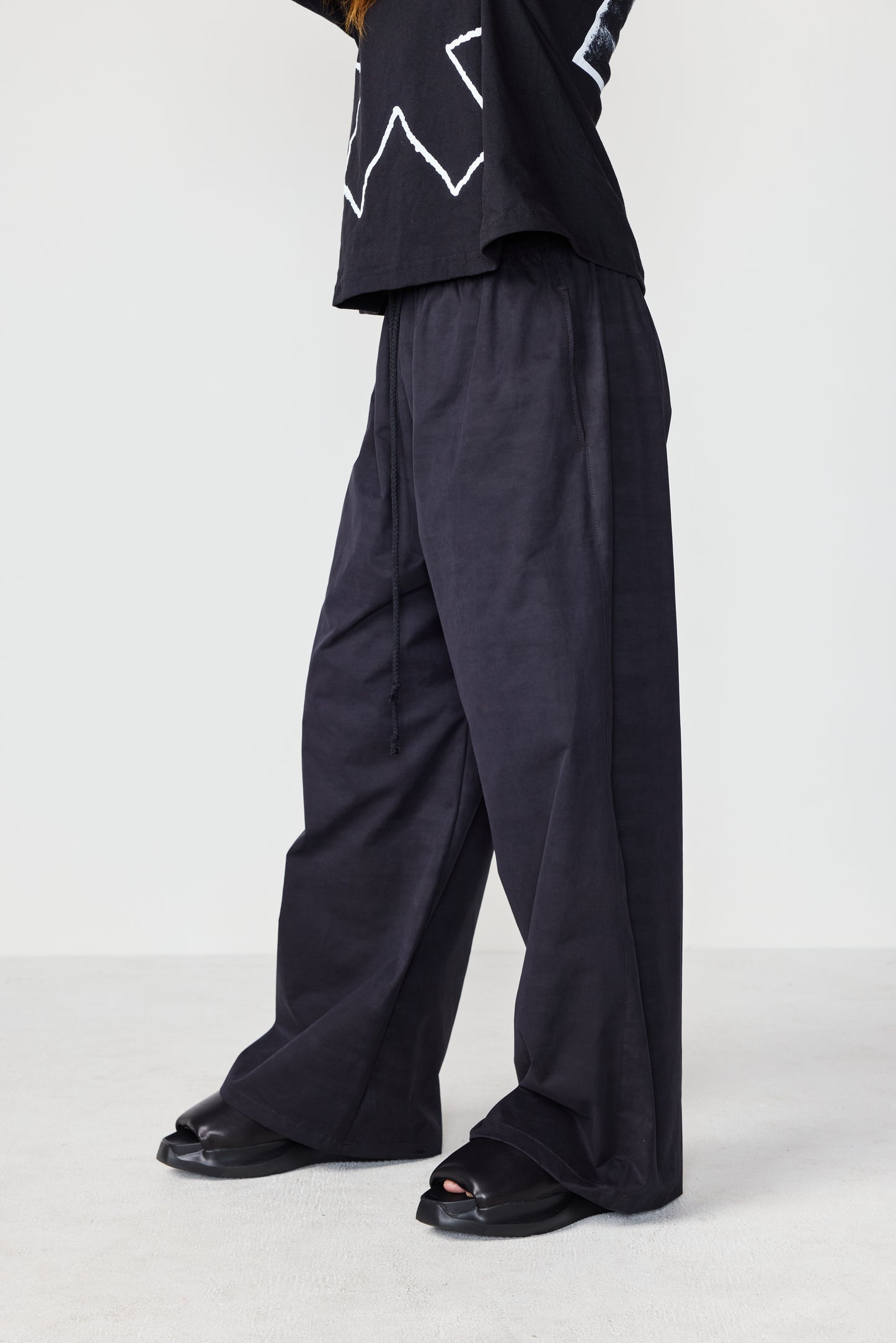 SUPER WIDE-LEG JAPANESE POPLIN PANTS