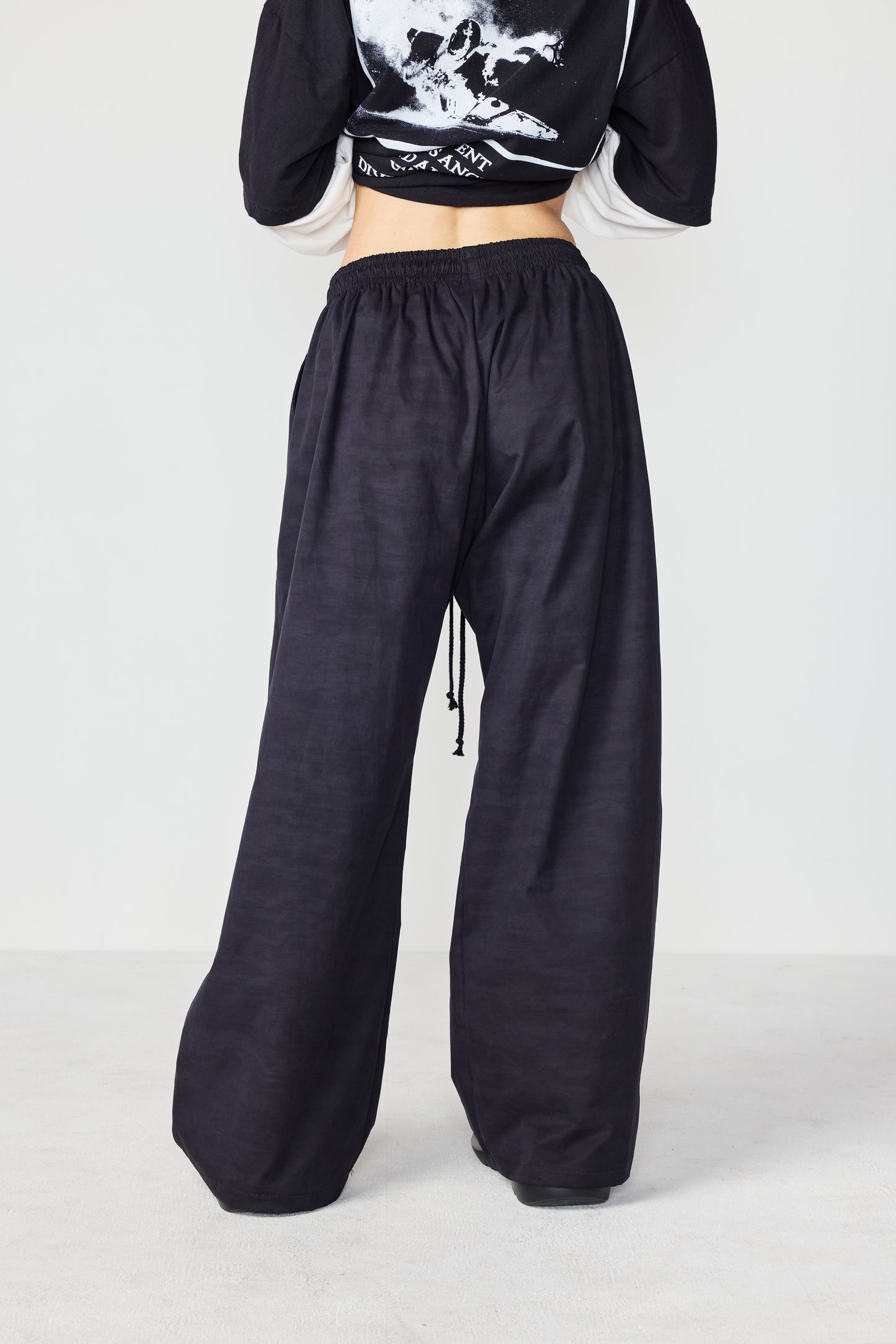 SUPER WIDE-LEG JAPANESE POPLIN PANTS