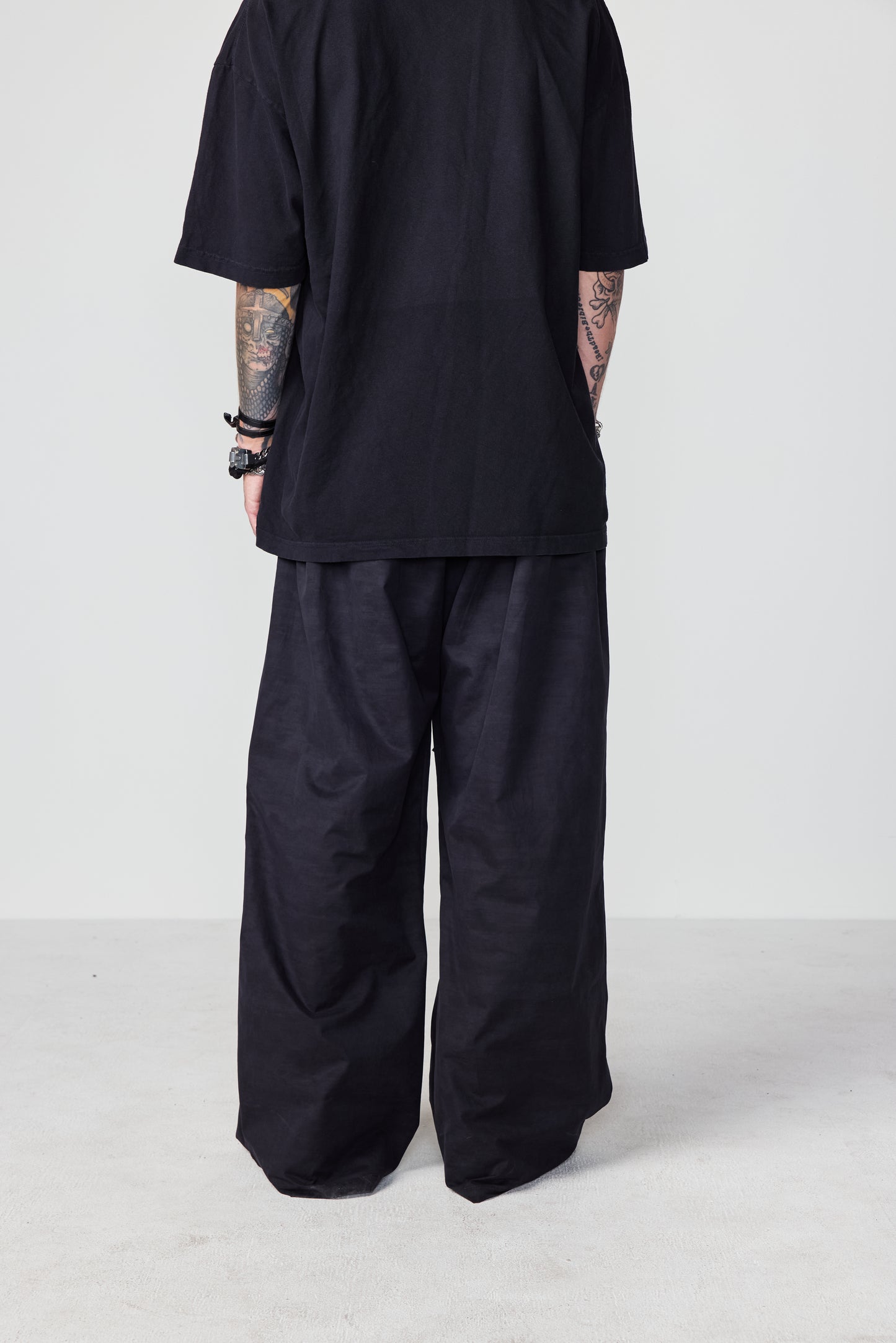 SUPER WIDE-LEG JAPANESE POPLIN PANTS