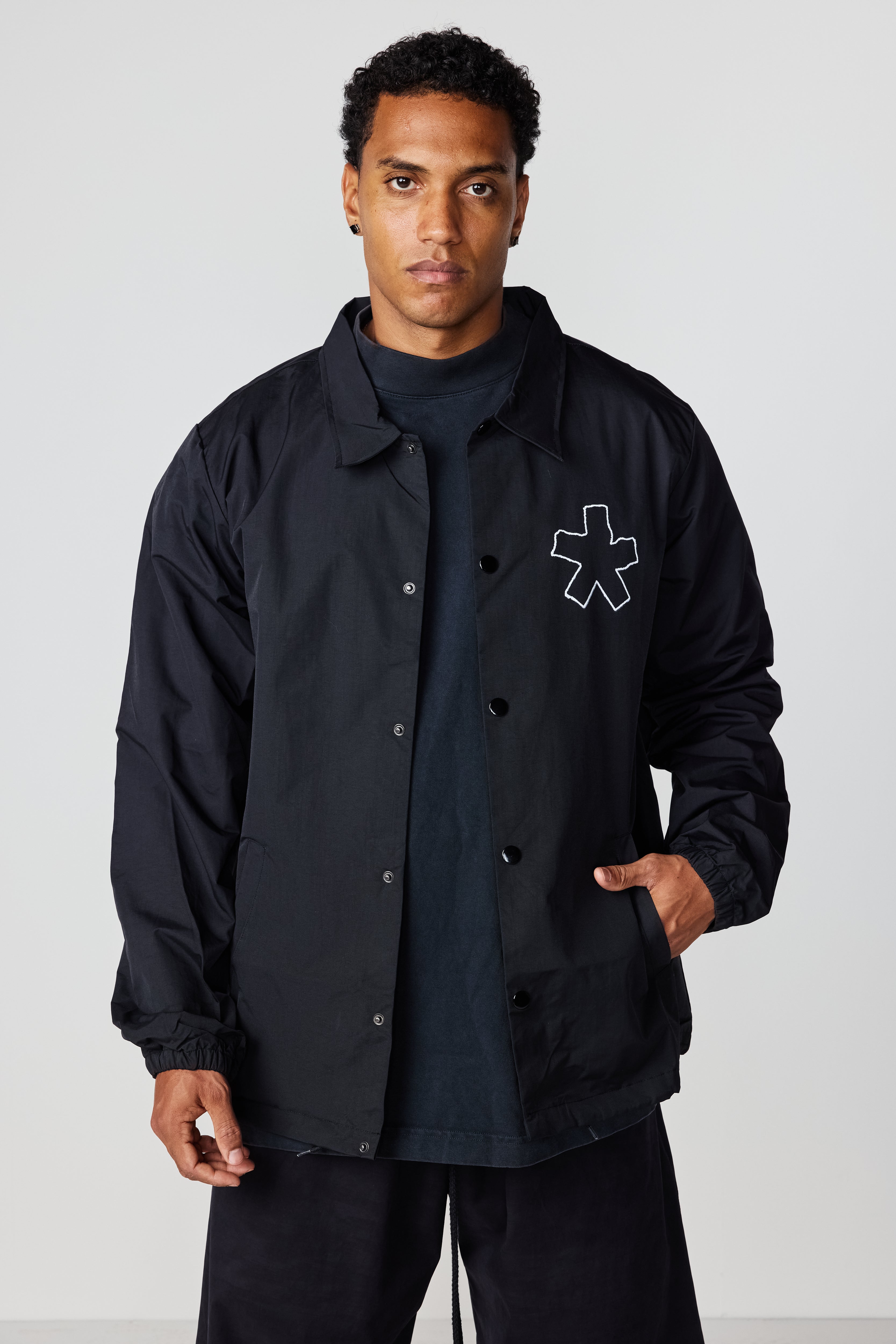 THE 'CHALK OUTLINE' COACHES JACKET