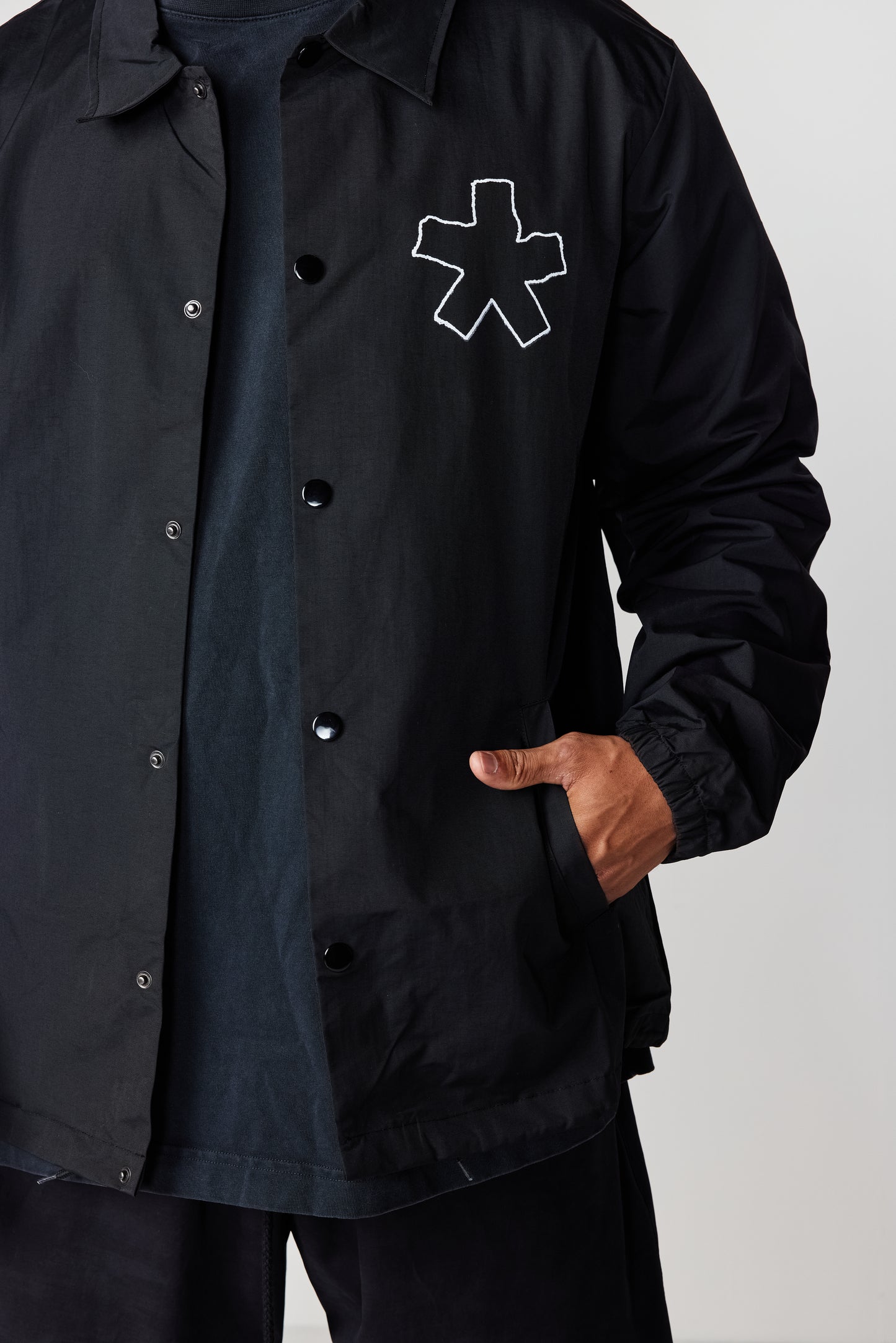 THE 'CHALK OUTLINE' COACHES JACKET