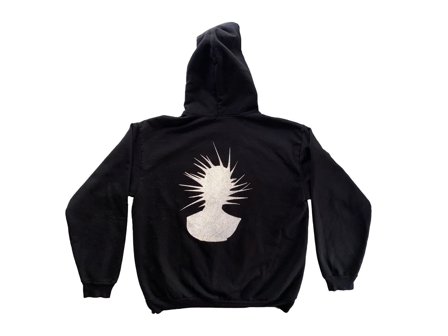 BLACK METAL STREET REFLECTIVE HOODIE