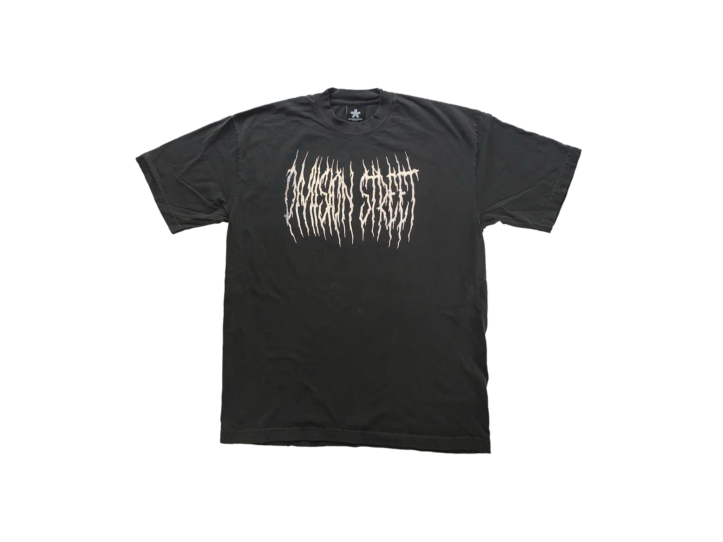 BLACK METAL STREET 3M REFLECTIVE T