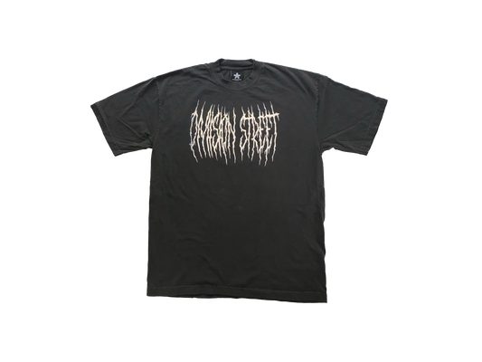 BLACK METAL STREET 3M REFLECTIVE T