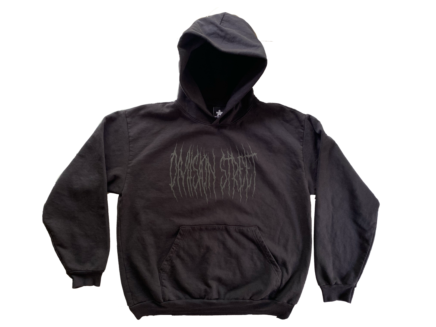 BLACK METAL STREET REFLECTIVE HOODIE